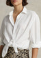 Polo Ralph Lauren Relaxed Fit Linen Shirt - White