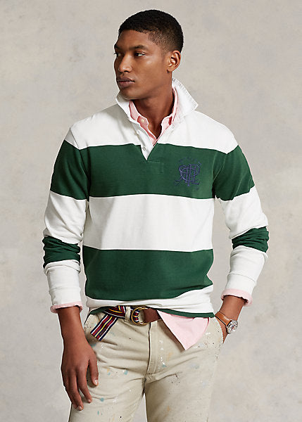 Polo Ralph Lauren Classic Fit Crest Striped Rugby Shirt Save your Wish –  Quattro Tizi