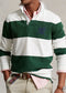 Polo Ralph Lauren Classic Fit Crest Striped Rugby Shirt Save your Wishlist - New Forest/Deckwash White